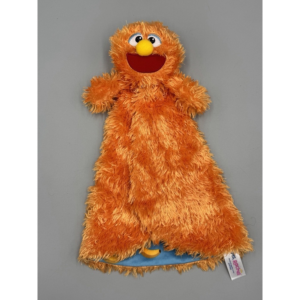 Gund Ms. Rachel Herbie Huggable Lovey #6072302 Baby Security Blanket Orange
